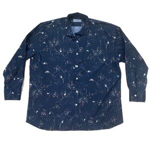 Canali Men's Floral Print Sport Button-Down Shirt Size XXL SOLD OUT MSRP $275